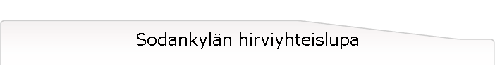 Sodankyln hirviyhteislupa